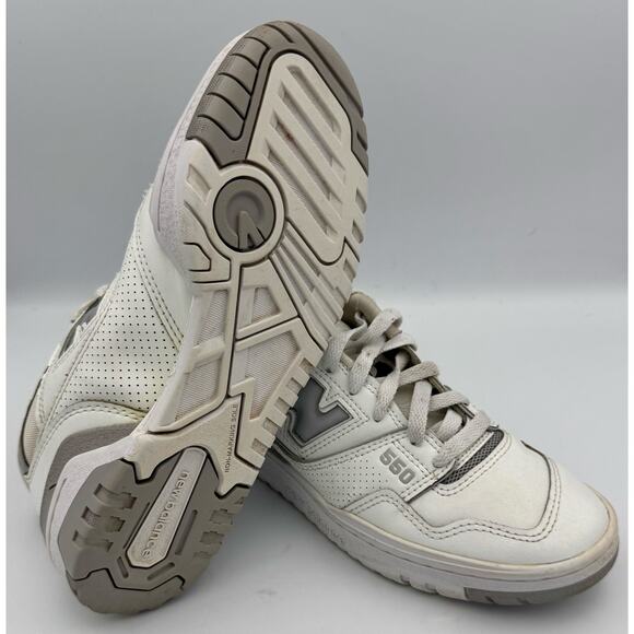 New Balance 550 M 7 / 8.5 W White Gray BBW550BB # 275 main image 7